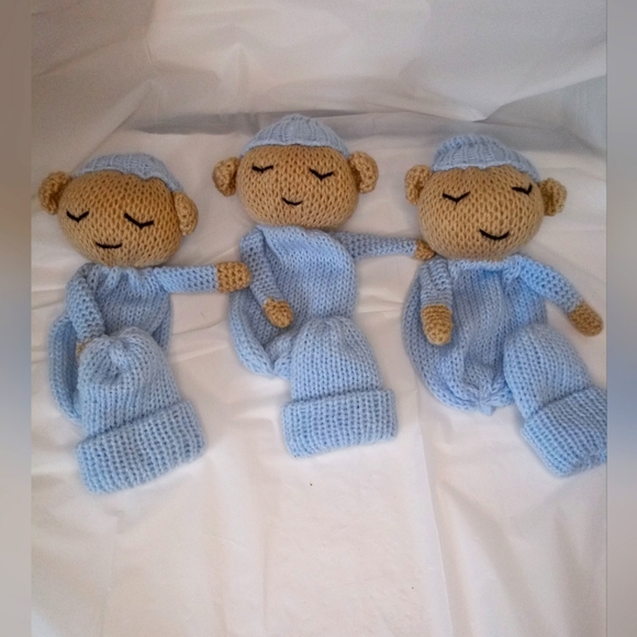 Handmade Knitted Soft Baby and Premie Hat - Picture 2 of 9